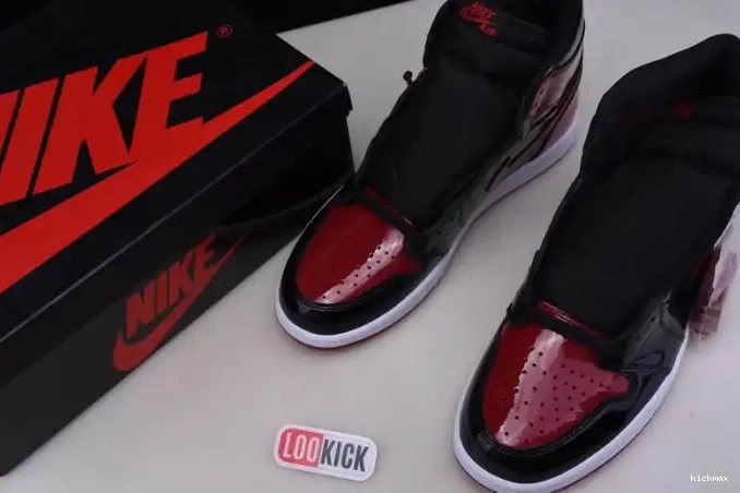 Rep OG 555088-063 Jordan Air High Bred 1 Patent 0427